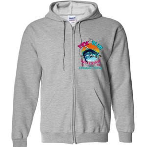 Gender Reveal Fishing Design For A Fishermen Full Zip Hoodie