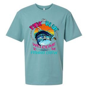 Gender Reveal Fishing Design For A Fishermen Sueded Cloud Jersey T-Shirt