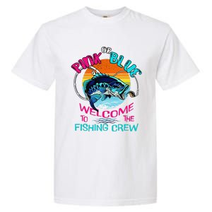 Gender Reveal Fishing Design For A Fishermen Garment-Dyed Heavyweight T-Shirt