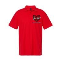 Go Red For Womens Heart Disease Awareness Month Leopard Softstyle Adult Sport Polo