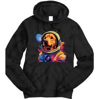 Golden Retriever Funny Golden Retriever Astronaut Tie Dye Hoodie