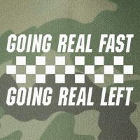 Going Real Fast And Going Real Left Funny Memes Joke Racing Legacy Tie Dye Trucker Hat