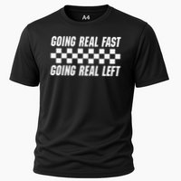 Going Real Fast And Going Real Left Funny Memes Joke Racing Performance Shirt