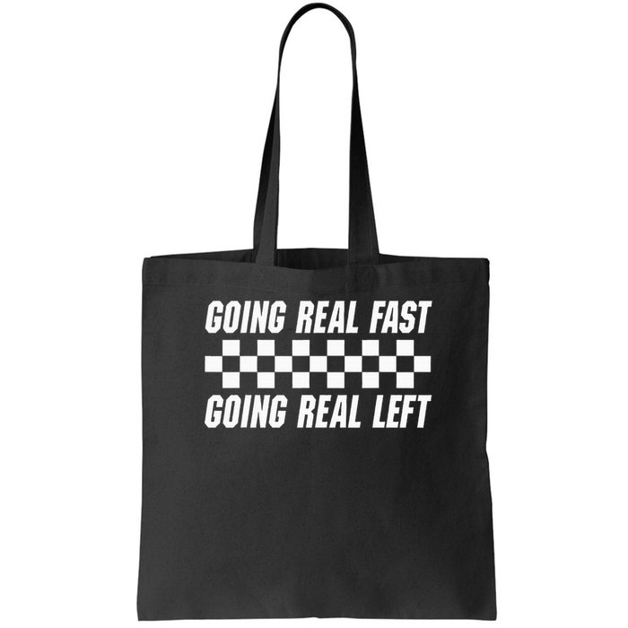 Going Real Fast And Going Real Left Funny Memes Joke Racing Bag