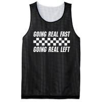 Going Real Fast And Going Real Left Funny Memes Joke Racing Mesh Reversible Basketball Jersey Tank