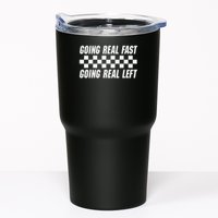 Going Real Fast And Going Real Left Funny Memes Joke Racing Tumbler