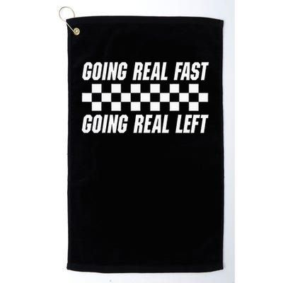 Going Real Fast And Going Real Left Funny Memes Joke Racing Golf Towel