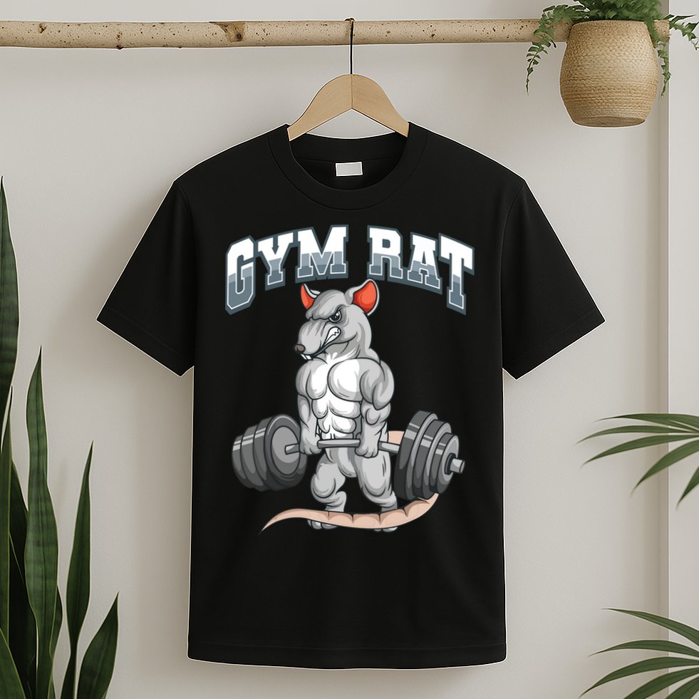 Gym Rat Fitness Bodybuilding T-Shirt