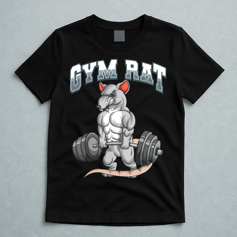 Gym Rat Fitness Bodybuilding T-Shirt