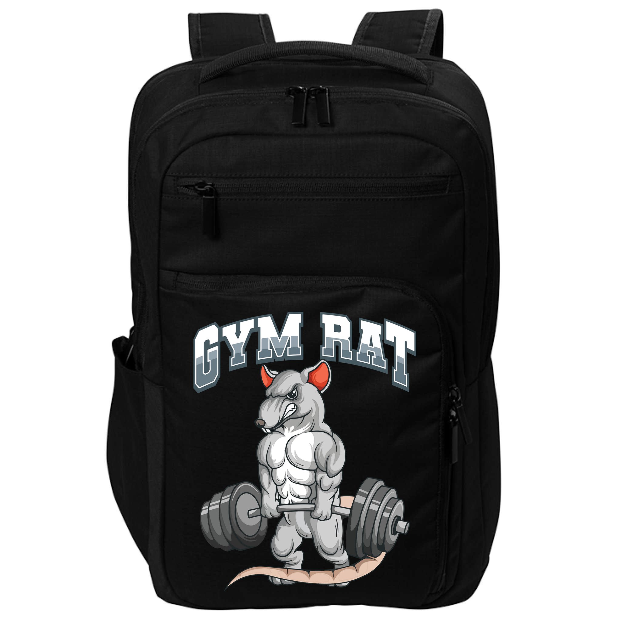 Gym Rat Fitness Bodybuilding Impact Tech Backpack