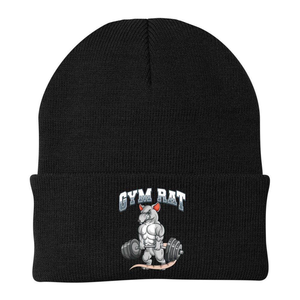 Gym Rat Fitness Bodybuilding Beanie