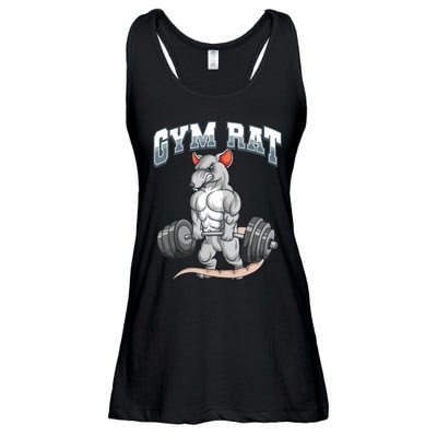 Gym Rat Fitness Bodybuilding Ladies Essential Flowy Tank