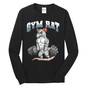 Gym Rat Fitness Bodybuilding Tall Long Sleeve T-Shirt