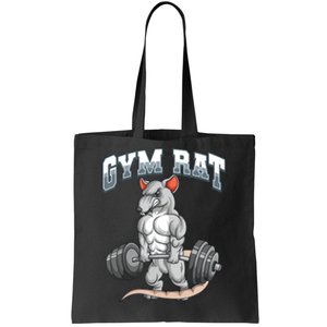 Gym Rat Fitness Bodybuilding Tote Bag