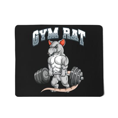 Gym Rat Fitness Bodybuilding Mousepad