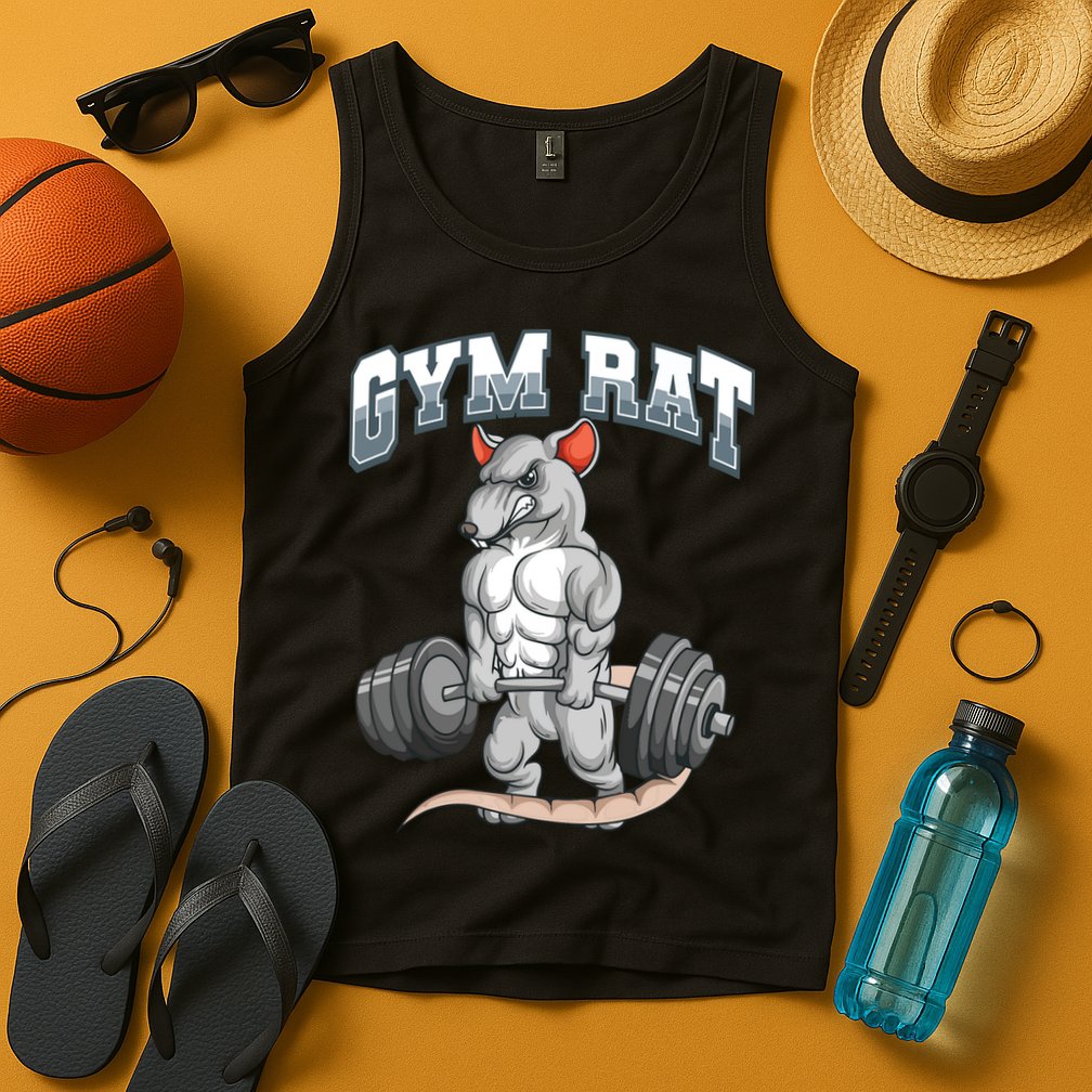 Gym Rat Fitness Bodybuilding Tank Top