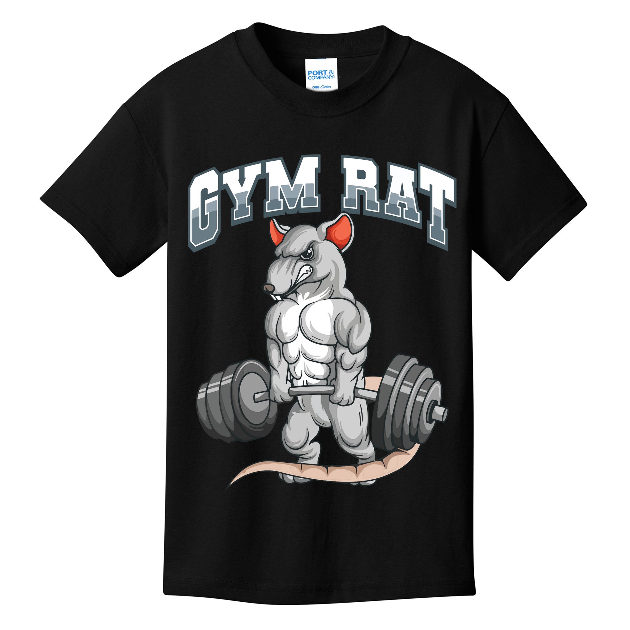 Gym Rat Fitness Bodybuilding Kids T-Shirt