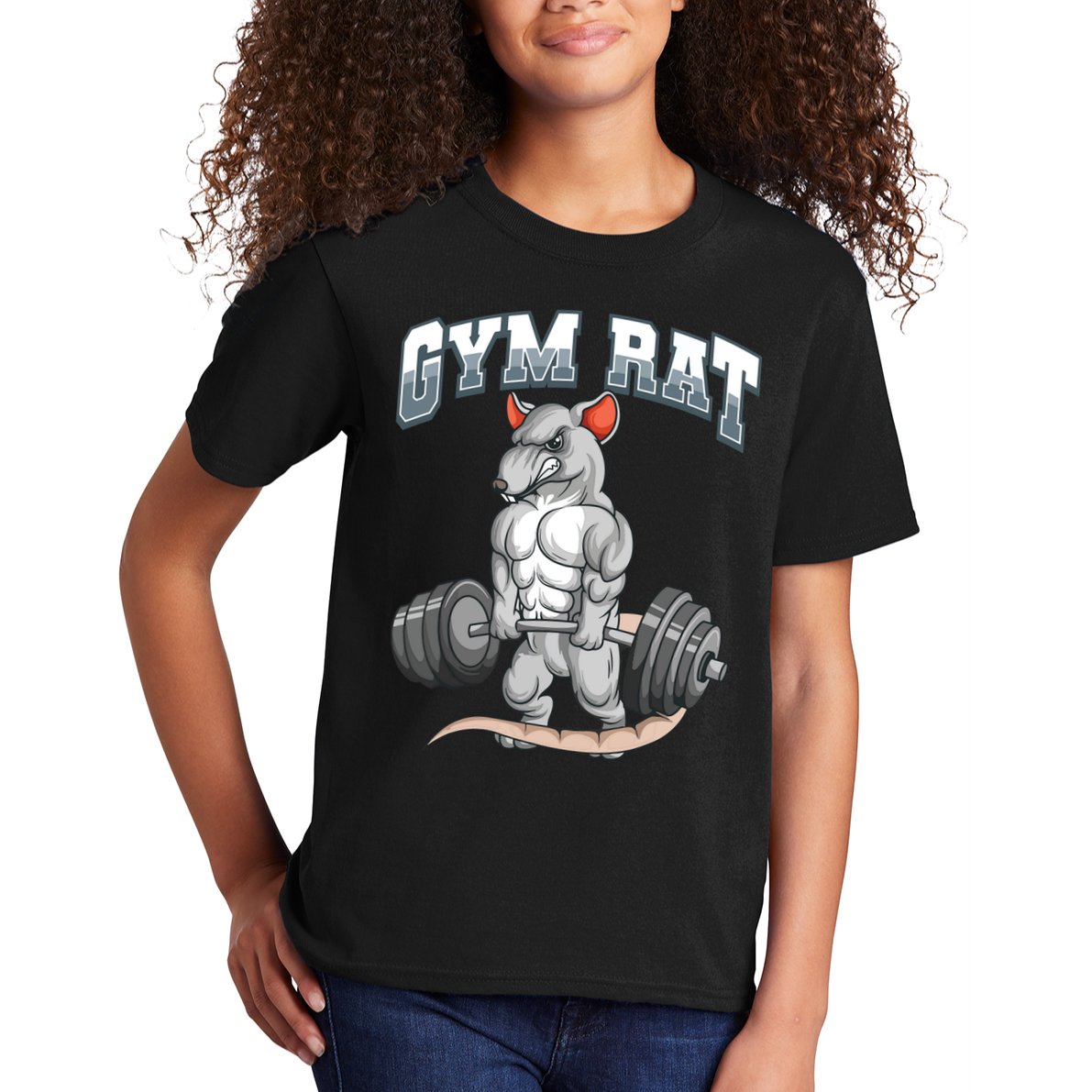 Gym Rat Fitness Bodybuilding Kids T-Shirt