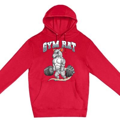 Gym Rat Fitness Bodybuilding Premium Pullover Hoodie