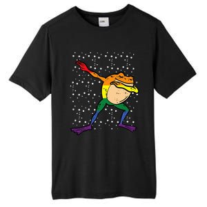 Gay Rainbow Frog Dab Pride Month Lgbt Ally Tall Fusion ChromaSoft Performance T-Shirt