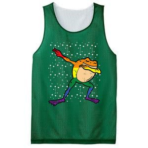 Gay Rainbow Frog Dab Pride Month Lgbt Ally Mesh Reversible Basketball Jersey Tank