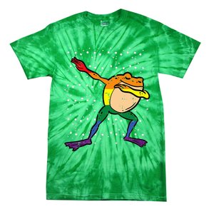 Gay Rainbow Frog Dab Pride Month Lgbt Ally Tie-Dye T-Shirt