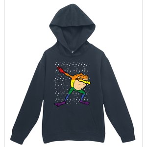 Gay Rainbow Frog Dab Pride Month Lgbt Ally Urban Pullover Hoodie