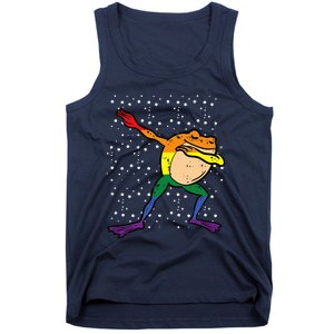 Gay Rainbow Frog Dab Pride Month Lgbt Ally Tank Top