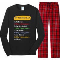 Gamer Routine Funny Gamer Epic Gamer Happy Gamer Video Games Lover Long Sleeve Pajama Set