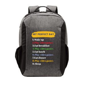 Gamer Routine Funny Gamer Epic Gamer Happy Gamer Video Games Lover Vector Backpack