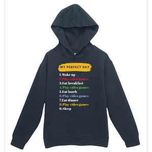 Gamer Routine Funny Gamer Epic Gamer Happy Gamer Video Games Lover Urban Pullover Hoodie