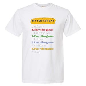 Gamer Routine Funny Gamer Epic Gamer Happy Gamer Video Games Lover Garment-Dyed Heavyweight T-Shirt