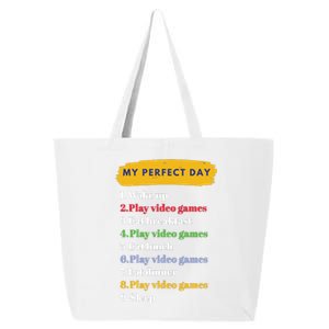 Gamer Routine Funny Gamer Epic Gamer Happy Gamer Video Games Lover 25L Jumbo Tote