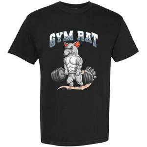 Gym Rat Fitness Bodybuilding Garment-Dyed Heavyweight T-Shirt