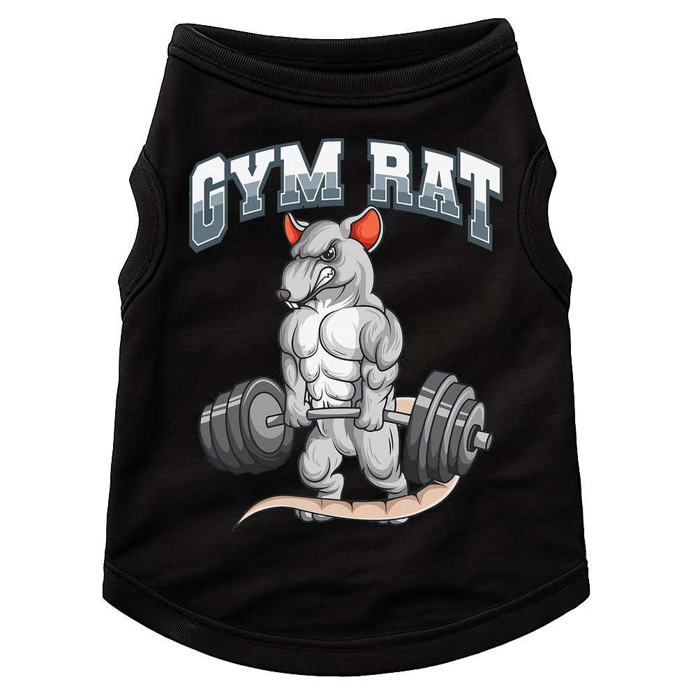 Gym Rat Fitness Bodybuilding Doggie Tank