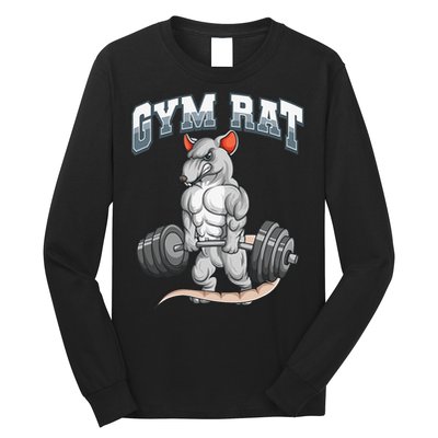 Gym Rat Fitness Bodybuilding Long Sleeve Shirt