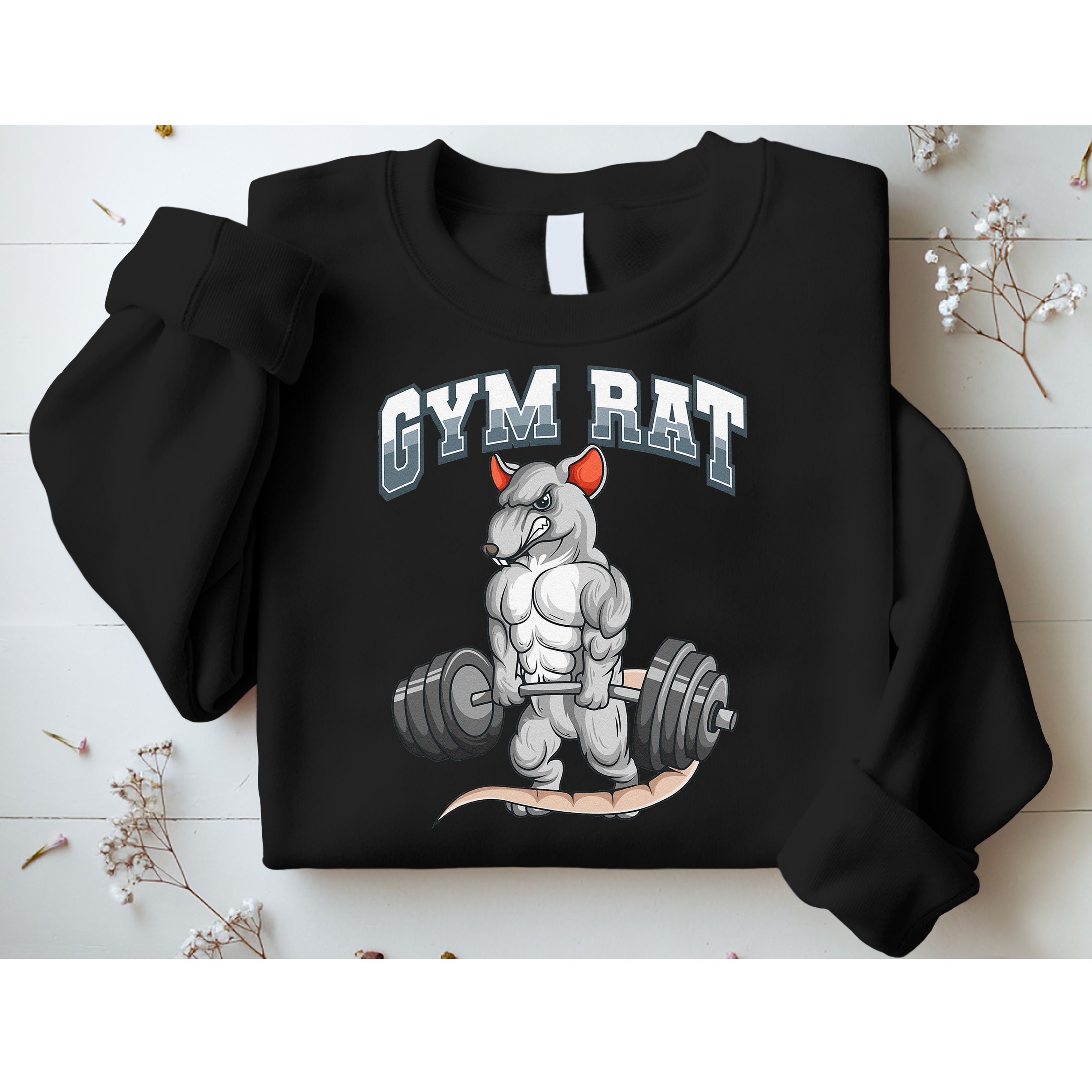 Gym Rat Fitness Bodybuilding Sweatshirt