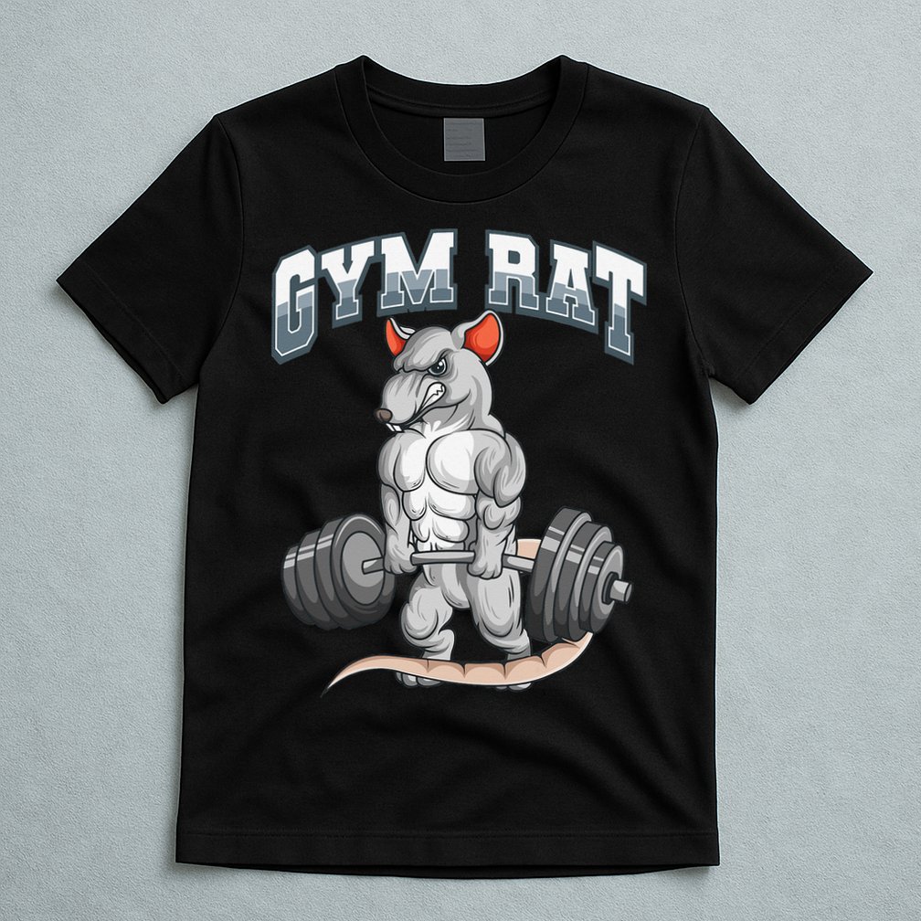 Gym Rat Fitness Bodybuilding T-Shirt