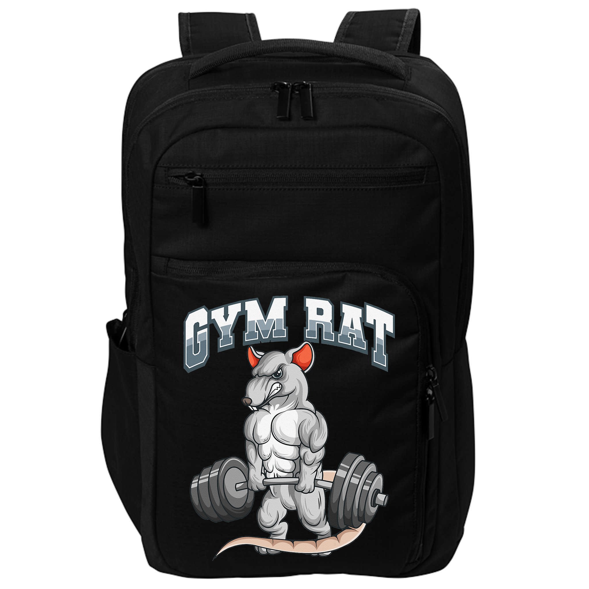 Gym Rat Fitness Bodybuilding Impact Tech Backpack