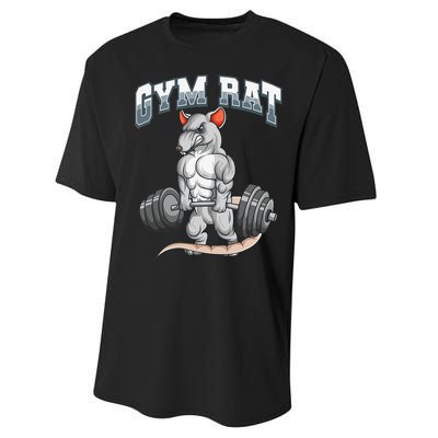 Gym Rat Fitness Bodybuilding Performance Sprint T-Shirt