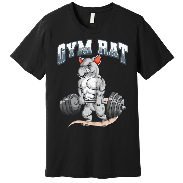 Gym Rat Fitness Bodybuilding Premium T-Shirt