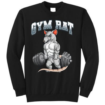 Gym Rat Fitness Bodybuilding Tall Sweatshirt