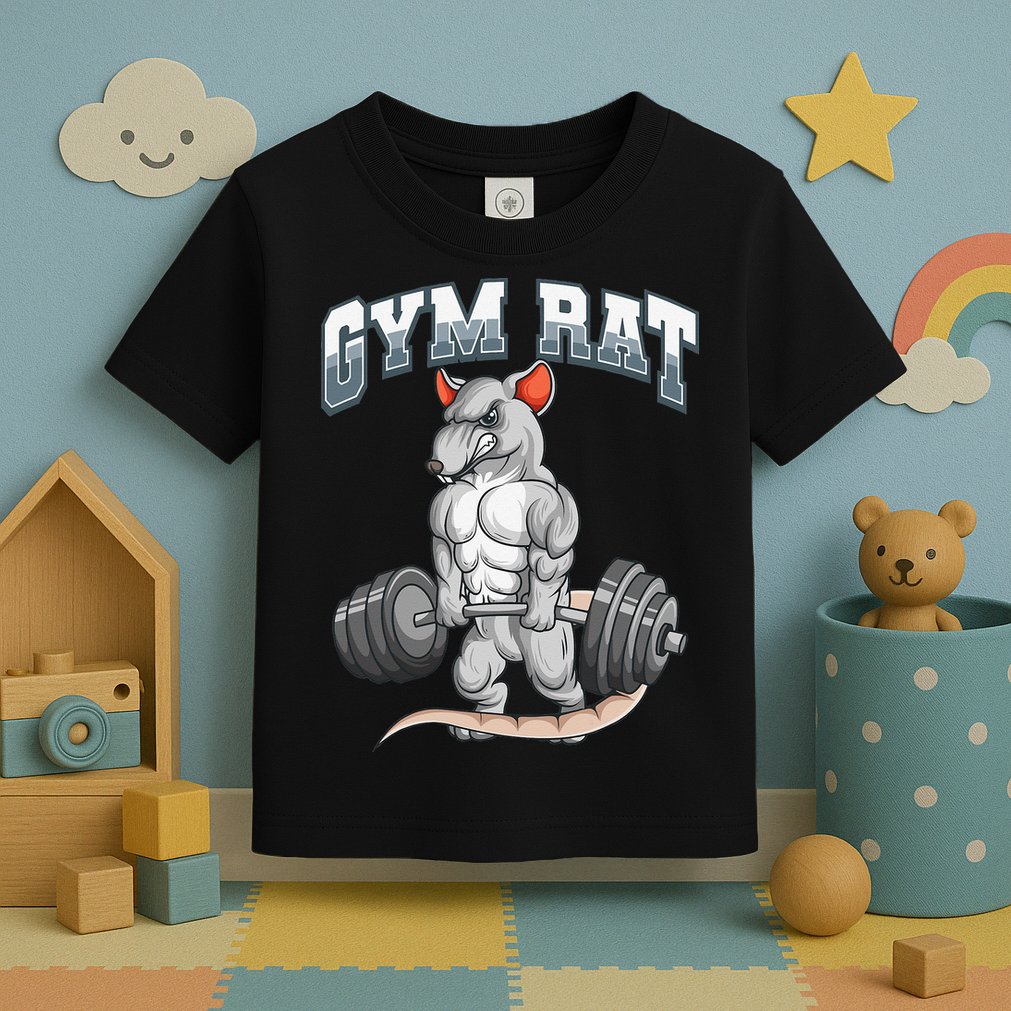Gym Rat Fitness Bodybuilding Toddler T-Shirt