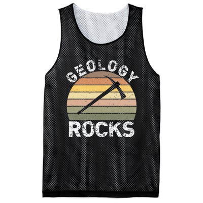 Geology Rocks Funny Geologist Funny Geology Dad Joke Pun Mesh Reversible Basketball Jersey Tank