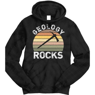 Geology Rocks Funny Geologist Funny Geology Dad Joke Pun Tie Dye Hoodie