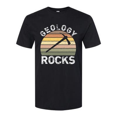 Geology Rocks Funny Geologist Funny Geology Dad Joke Pun Softstyle CVC T-Shirt