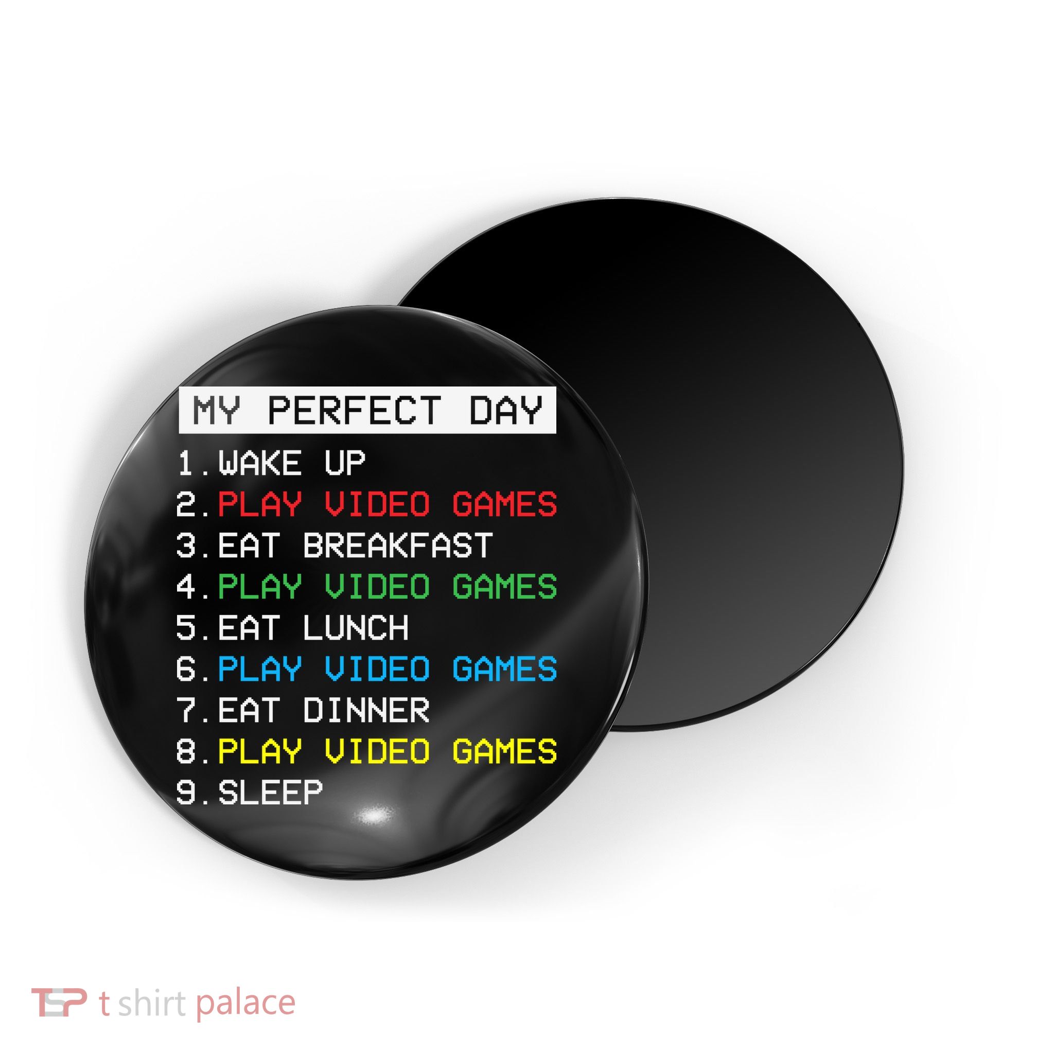 Gamer Routine Funny Gamer Epic Gamer Happy Gamer Video Games Lover Magnet