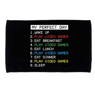 Gamer Routine Funny Gamer Epic Gamer Happy Gamer Video Games Lover Microfiber Hand Towel