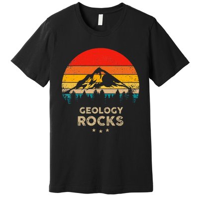 Geology Rocks Funny Geologist Gift Idea Premium T-Shirt