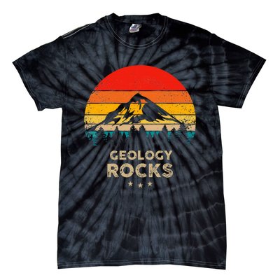 Geology Rocks Funny Geologist Gift Idea Tie-Dye T-Shirt